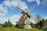 Windmill on island Saaremaa. Estonia.