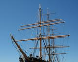 Rigging of a tall ship
