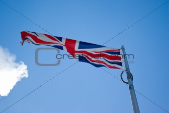 Waving UK Flag