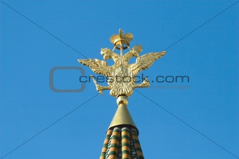 Golden two-headed eagle