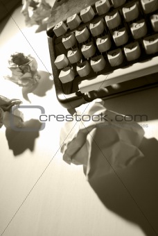 Typewriter without inspiration