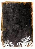 Black vintage paper