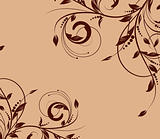 floral creative decorative abstract background