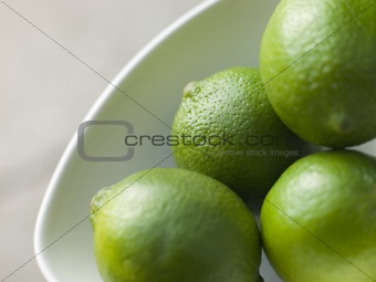 Bowl Of Fresh Limes