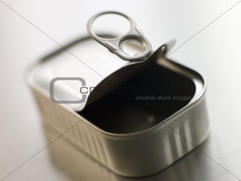 Opened Pull Ring Can