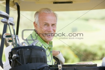 Portrait Of A Male Golfer