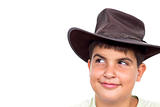 Young Cowboy, smiling