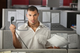 Frustrated Office Worker