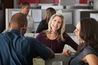 Happy Office Workers