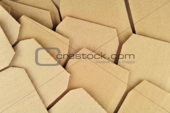 Textured recycled cardboard 