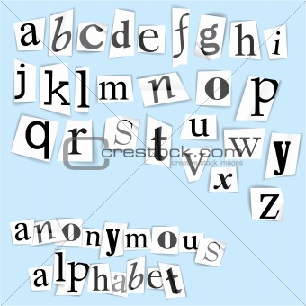 Anonymous alphabet