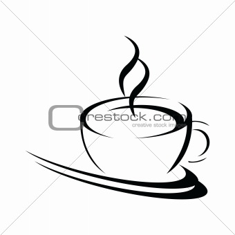 stylized coffee cup