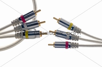 Video cable with a sil covering 