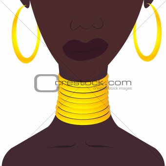 Black woman with jewelies