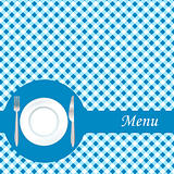 Blue restaurant menu
