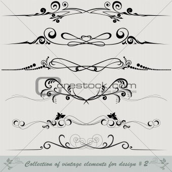 Collection of vintage elements 2