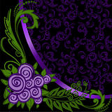Asymmetrical purple background