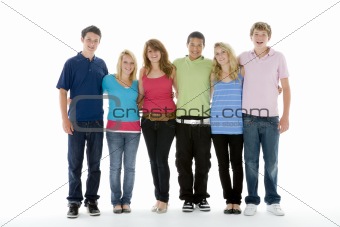 Group Shot Of Teenagers