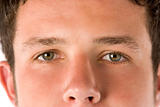 Close Up Teenage Boy's Eyes