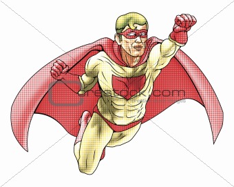 Superhero Comic book Style Illustration