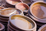 Terracota colored ceramics
