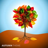 Autumn tree illustration