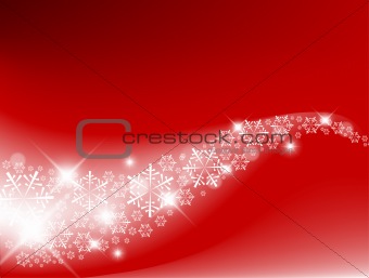 Red Abstract Christmas background