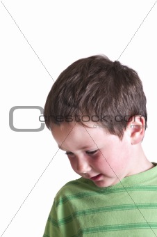 Little boy with copy space 