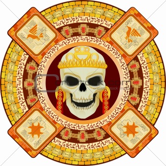 god of death of Aztecs