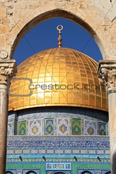 Dome on the Rock Mosque.