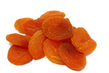 a few dried apricots