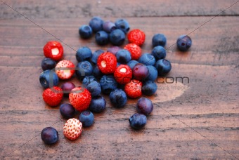Berries on the table