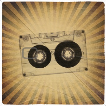 Vintage music abstract background