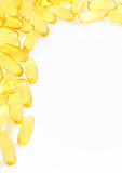 yellow fish oil capsule