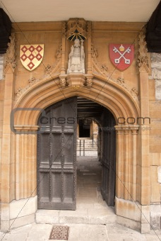 Medieval Carved Stone Doorway