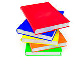 Heap of colored books