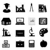 Education and school icon set