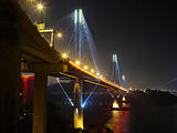 Ting Kau Bridge at night