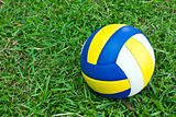 volleyball on the green field