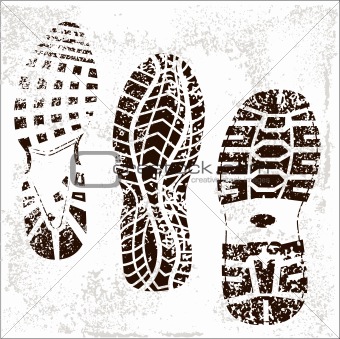 Grunge Shoe Tracks trio