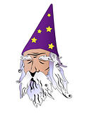 wizard vector illustration