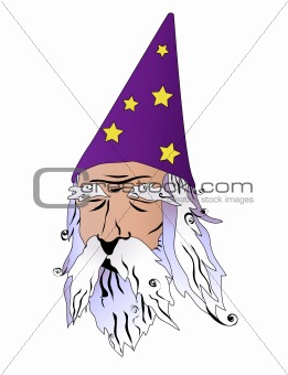 wizard vector illustration