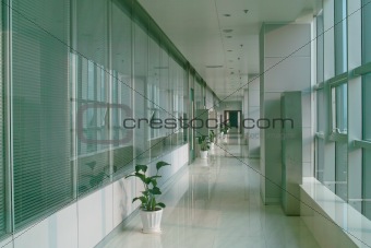 Office building hallway