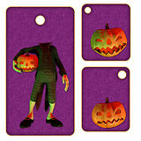 Halloween tag or label collection