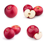 set of red apples