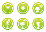 green cocktails signs