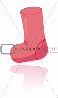 sock isolated on white
