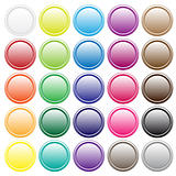 Colorful button collection