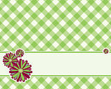 checkered background in a light green color