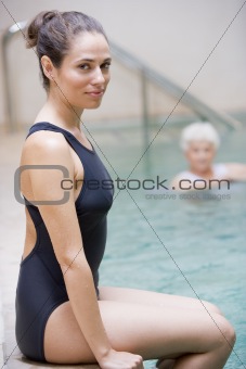 Portrait Of A Water Therapy Instructor